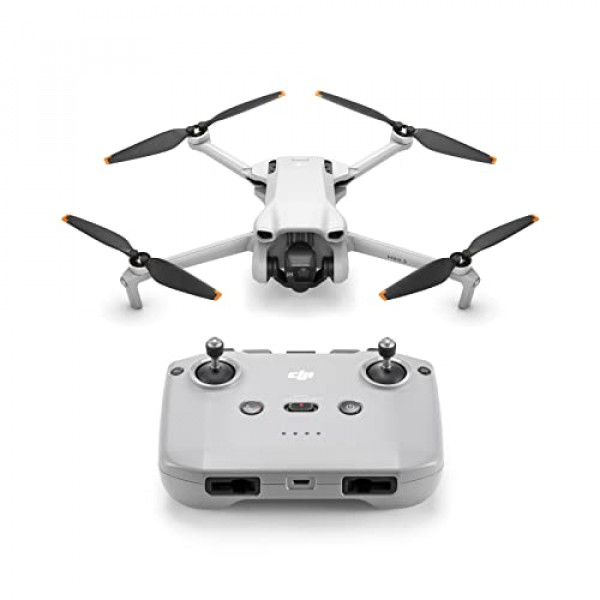 DJI Mini 3 - Mini dron ligero y plegable con cámara con video 4K HDR, tiempo de vuelo de 38 min, captura vertical real y funciones inteligentes