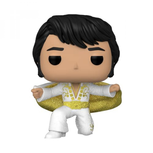 ¡Funkopop! Rocks: Elvis Presley - Traje de Elvis Pharaoh, Diamond Glitter (Exclusivo de Amazon)