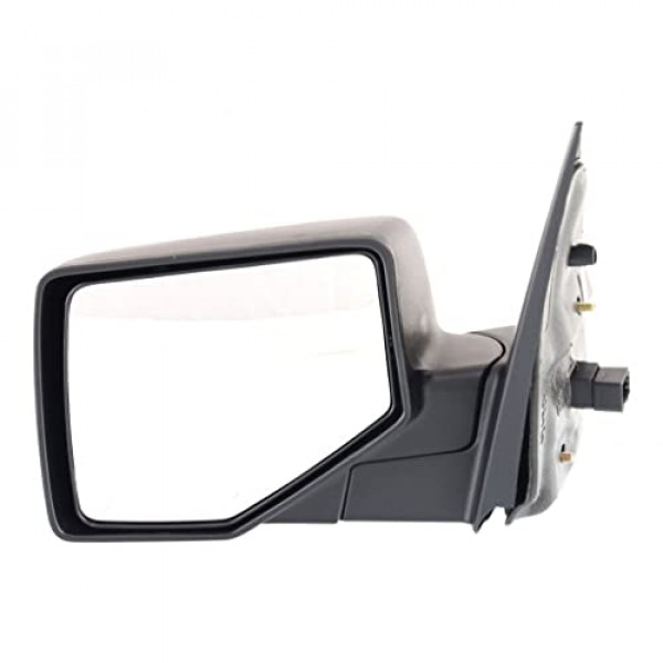 Para Ford Explorer 2006 07 08 09 2010 Espejo de puerta lado del conductor | Poder | sin calefacción | Negro texturizado | Repuesto para FO1320271 | 6L2Z17683BAA