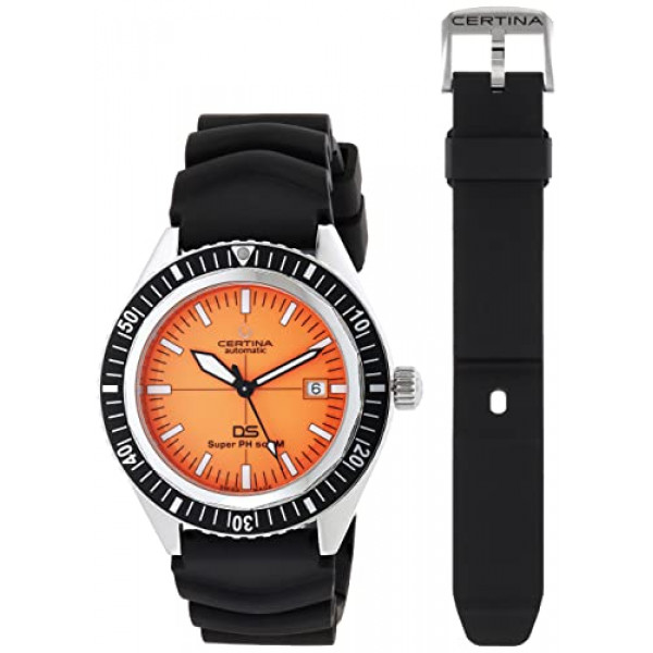Certina, Hombre, DS SUPER PH500M, Acero inoxidable, Automático suizo, Reloj de buceo, C0374071728010
