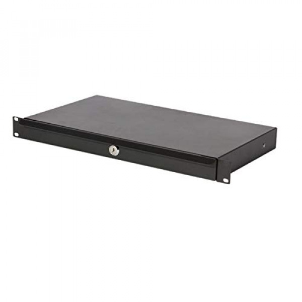 OnStage RDLS1000 Cajón de rack con bloqueo de 1U, poco profundo (RDLS 1000)