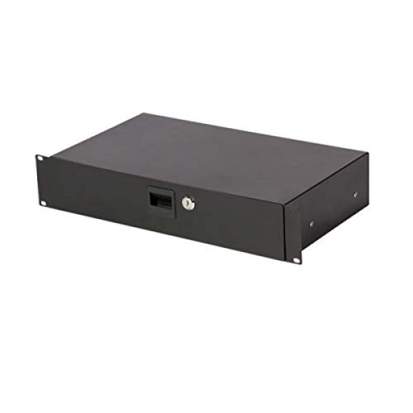 OnStage RDLS2000 Cajón de rack con bloqueo de 2U, poco profundo (RDLS 2000)