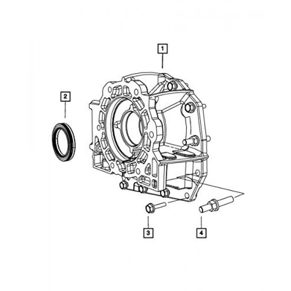 Mopar 5211 9498AA, sello de carcasa de extensión de transmisión automática