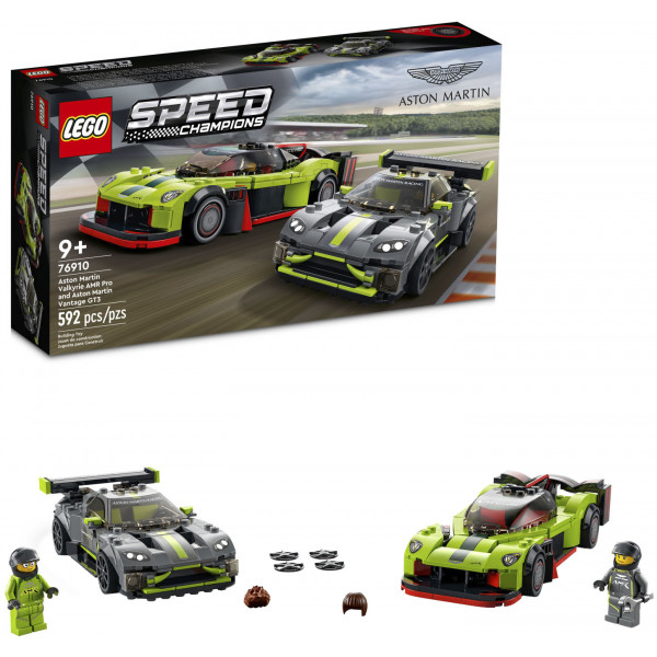 LEGO - Campeones de velocidad Aston Martin Valkyrie AMR Pro y Aston Martin Vantage GT3