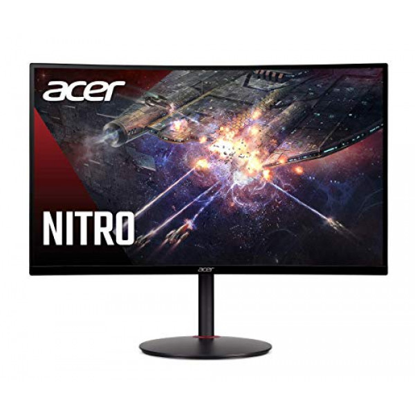 Acer Nitro XZ270U Pbmiiphx 27 1500R Curved WQHD (2560 x 1440) VA Zero-Frame Gaming Monitor con tecnología Adaptive-Sync, frecuencia de actualización de 165 Hz, 1 ms VRB, (puerto de pantalla y 2 puertos HDMI), negro