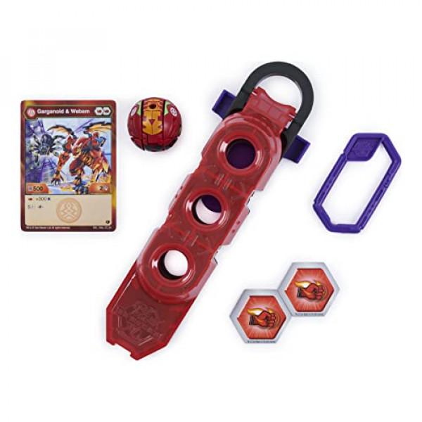 Bakugan, accesorio de almacenamiento Baku-Clip con exclusivo Fused Garganoid x Webam Bakugan, para mayores de 6 años