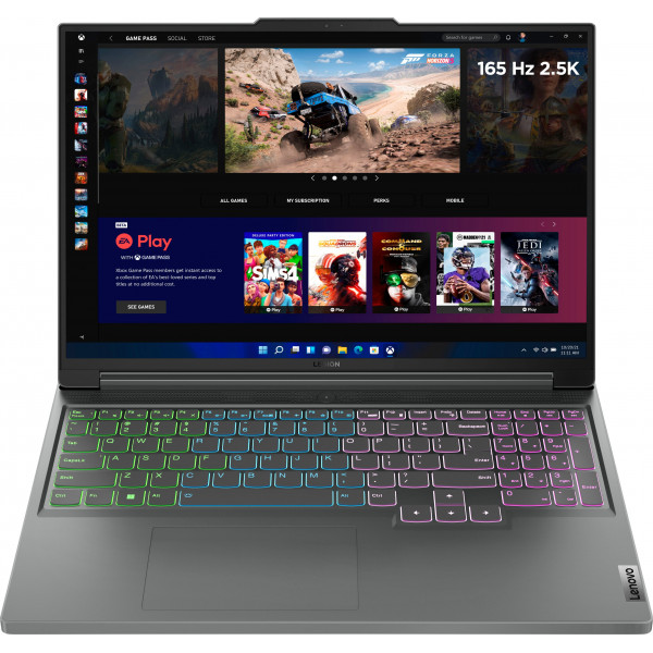 Lenovo - Laptop para juegos Legion Slim 5 de 16 2560 x 1600 - Ryzen 7 7840HS con memoria de 16 GB - NVIDIA GeForce RTX 4060 - SSD de 512 GB - Gris tormenta