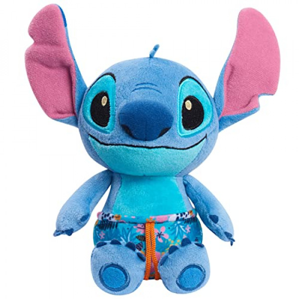 Disney's Lilo & Stitch Peluche Stitch de 7.5 pulgadas, tema actual, extraterrestre, juguetes para niños con licencia oficial para edades de 2 años en adelante, regalos y obsequios de Just Play