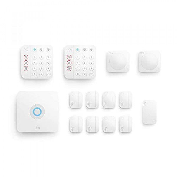 Ring Alarm Kit de 14 piezas: sistema de seguridad para el hogar con suscripción gratuita de 30 días a Ring Protect Pro