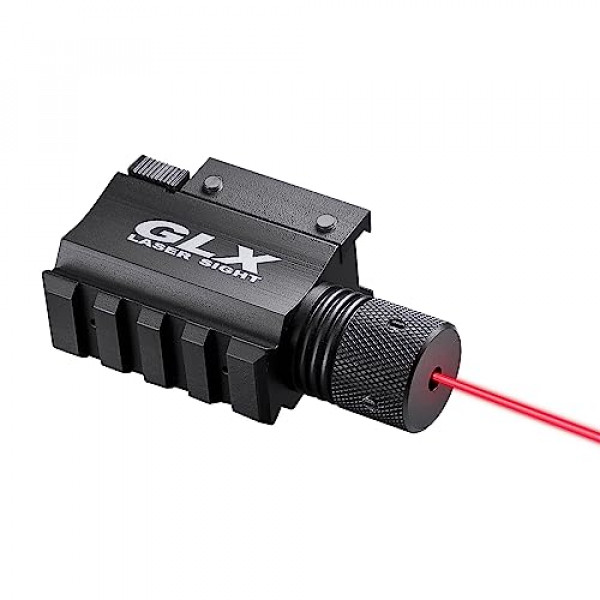 BARSKA Láser rojo con soporte y riel incorporados, 5.3x 4.4x 1.5