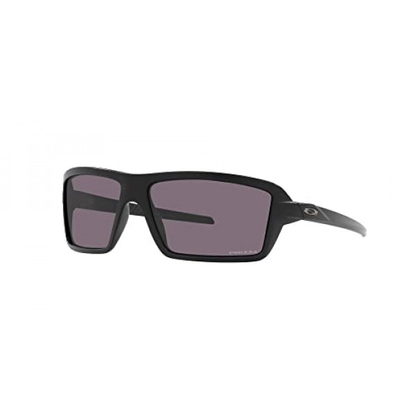 Oakley OO9129 Cables Gafas de sol + paquete de accesorios Vision Group (negro mate/gris Prizm (912901)
