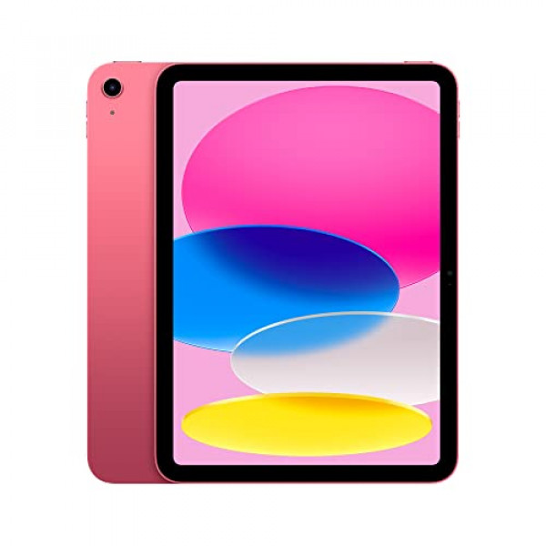 Apple iPad (décima generación): con chip A14 Bionic, pantalla Liquid Retina de 10,9 pulgadas, 256 GB, Wi-Fi 6, cámara frontal de 12 MP/trasera de 12 MP, Touch ID, batería que dura todo el día – Rosa