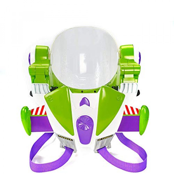 Disney Pixar Toy Story 4 Buzz Lightyear Casco de Astronauta de Juguete para acción de película de Juego de Roles con Jetpack, Luces, Frases y Sonidos auténticos [Exclusivo de Amazon], Multi