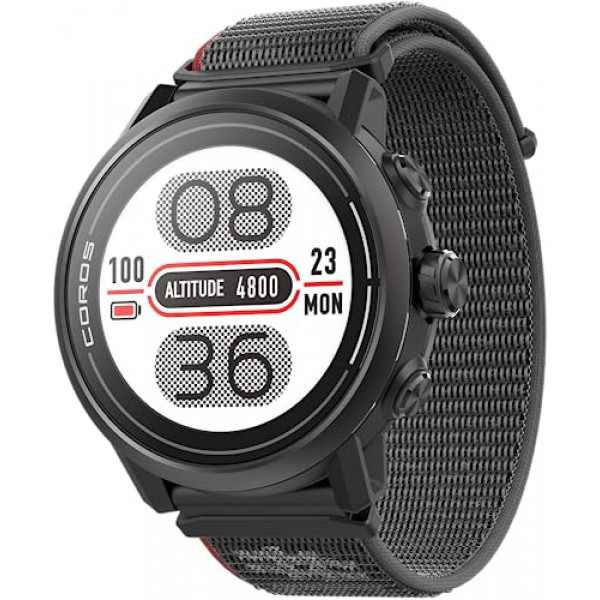 COROS APEX 2 Pro Reloj GPS para exteriores, titanio zafiro de 1,3 pulgadas, duración de la batería de 30 días, GPS de doble frecuencia, navegación en la muñeca, mapas sin conexión, monitor de frecuencia cardíaca, seguimiento del sueño, correr, andar en bi