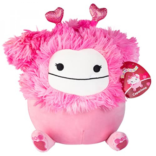 Squishmallows Caparinne The Bigfoot de 10 pulgadas, peluche del día de San Valentín - Kellytoy oficial - Adorable juguete de peluche de Bigfoot - Gran regalo para niños