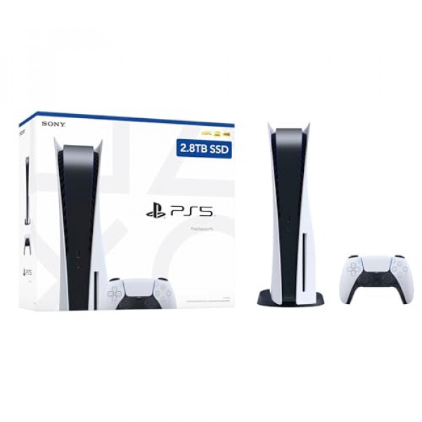 Consola PlayStation 5 con almacenamiento mejorado, versión en disco de 2,8 TB, PS5, blanca [videojuego] [videojuego] [videojuego] [videojuego] [videojuego] [videojuego] [videojuego] [videojuego] [videojuego] [ videojuego]