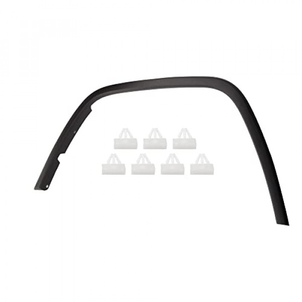 Dasbecan Guardabarros delantero izquierdo compatible con Jeep Grand Cherokee 2011-2016 Reemplaza # CH1291106 1MP38RXFAE Moldura de guardabarros para rueda