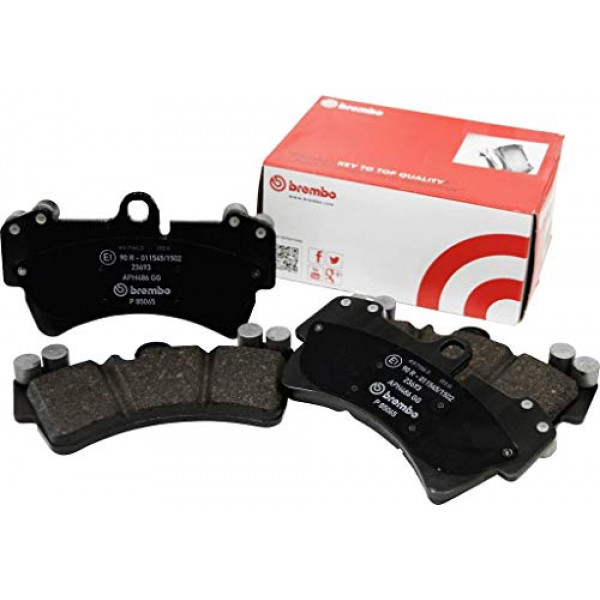 Brembo P50101N Juego de pastillas de freno de disco trasero de cerámica premium MERCEDES-BENZ OE# A0064206320