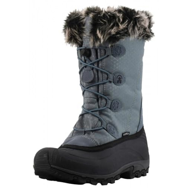 Kamik Momentum - Botas de nieve para mujer, color azul claro, 8 M US