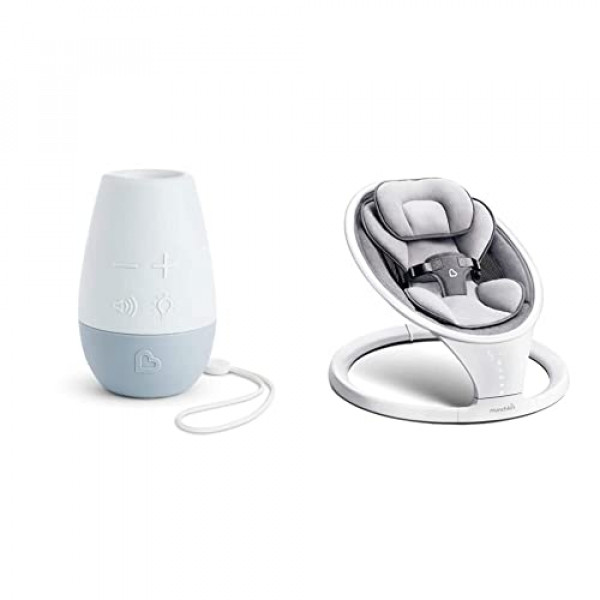 Munchkin® Columpio para bebés con Bluetooth y máquina de ruido blanco para calmar el sueño Shhh…™, perfecta para padres primerizos