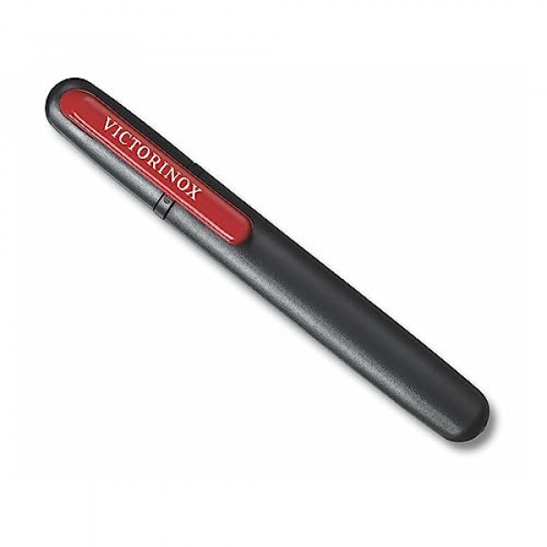 Victorinox 4.3323-X1 Afilador de cuchillos de bolsillo Solución portátil perfecta para afilar todas sus hojas rectas en negro 9,1 pulgadas