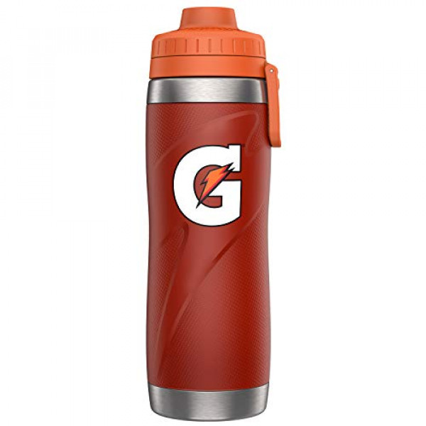 Botella deportiva Gatorade de acero inoxidable, 26 oz, aislamiento de doble pared