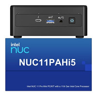 Mini PC Intel NUC 11 NUC11PAHI5 Panther Canyon, i5-1135G7, 16 GB de RAM, 256 GB SSD, mini computadoras Windows 11 Pro para oficina en casa empresarial, soporte 8K/WiFi 6/4K Quad Display/Bluetooth 5/Thunderbolt 3