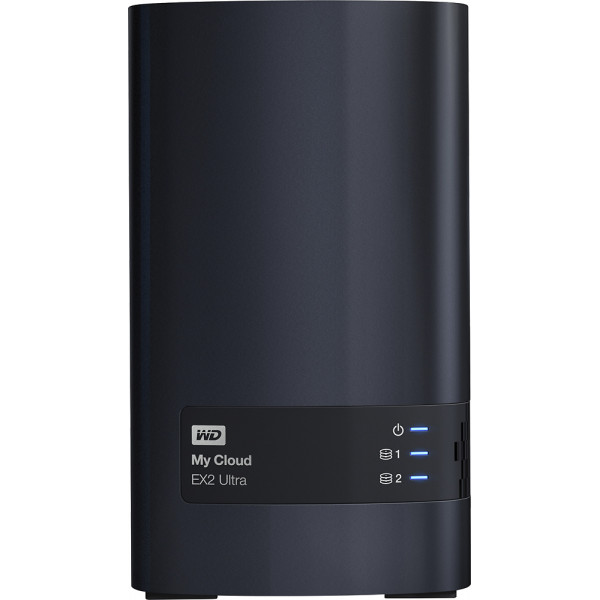 WD - Almacenamiento externo conectado a red (NAS) My Cloud Expert EX2 Ultra de 2 bahías y 0 TB - Carbón