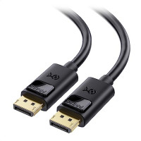 Cable Matters Cable DisplayPort 1.4 de 16 pies y 32,4 Gbps, compatible con 8K 60 Hz, 4K 144 Hz (cable DisplayPort 1.4) con FreeSync, G-SYNC y HDR para monitor de juegos, PC, RTX 3080/3090, RX 6800/6900 y más