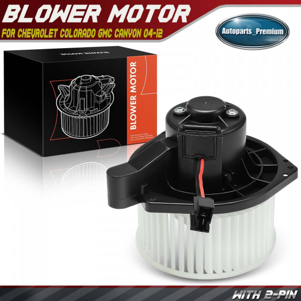 Ventilador de motor de ventilador de calefactor HVAC para Chevrolet SSR 03-06 Colorado GMC Canyon 04-12