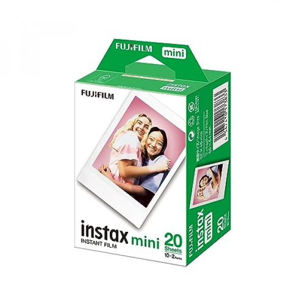 Fujifilm INSTAX Mini Instant Film Twin Pack (Blanco) - Versión internacional