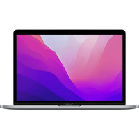Laptop Apple MacBook Pro 2022 con chip M2: pantalla Retina de 13, 8 GB de RAM, 512 GB SSD, barra táctil, teclado retroiluminado, cámara FaceTime HD gris espacial (renovado)