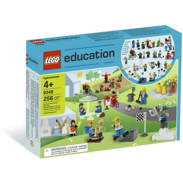 LOTE de 15 cajas - Juego de minifiguras comunitarias LEGO Education (9348)