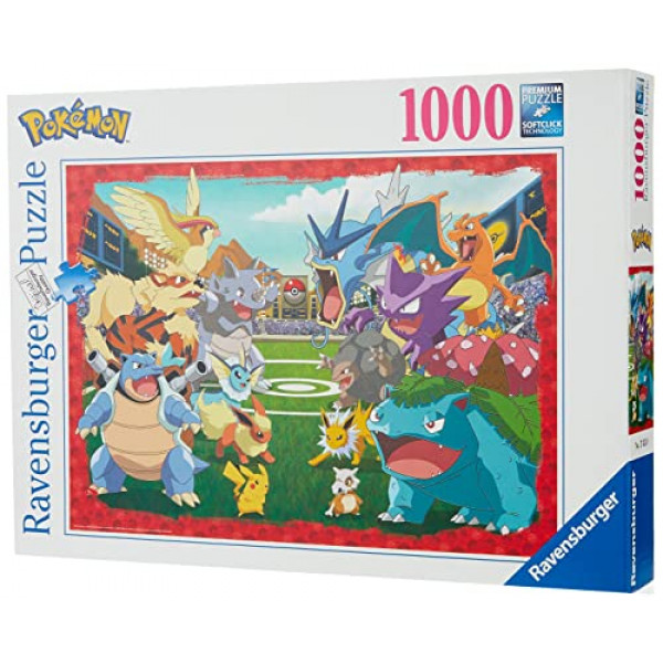 Ravensburger Rompecabezas de Pokémon de 1000 piezas para adultos y niños a partir de 12 años - Enfrentamiento