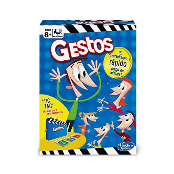 Hasbro Gaming - Gestos, Juegos de Mesa Versión Española, Multicolor (Hasbro b0638105)