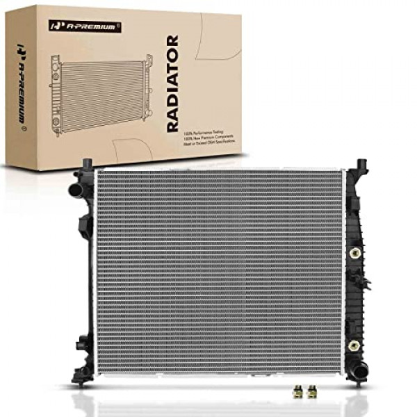 A-Premium Conjunto de radiador de refrigerante de motor con enfriador de aceite de transmisión compatible con Mercedes-Benz W166 X166 GL350, GL450, GLE450, ML250, ML350, ML400, transmisión automática, reemplazo # 0995001303