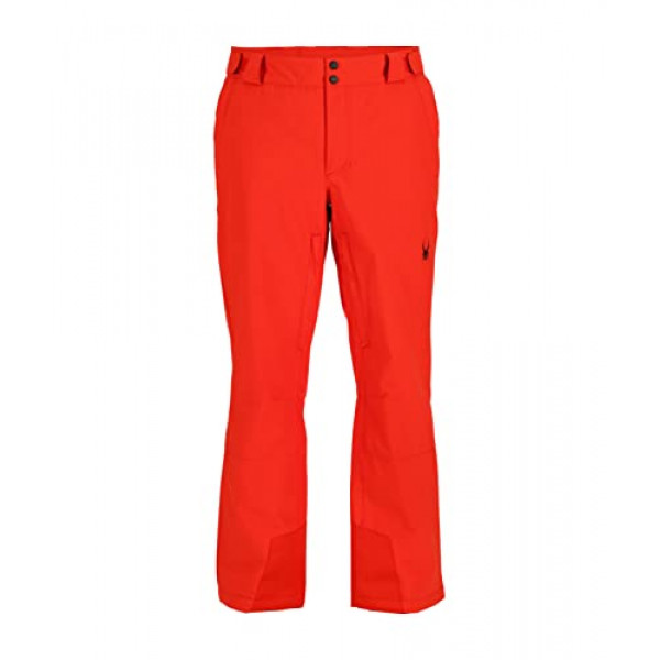 Spyder Pantalones de tracción estándar para hombre, color negro volcán, mediano