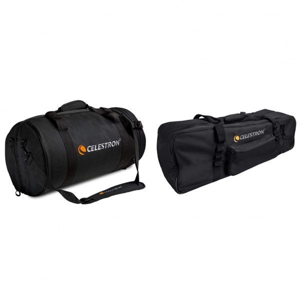 Celestron – Bolsa para tubo óptico de telescopio de 8” y bolsa para trípode de 34” – Estuche de almacenamiento y transporte para trípode y accesorios – Paredes internas acolchadas y configurables – Bolsa de accesorios acolchada adicional