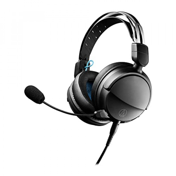 Audio-Technica ATH-GL3BK Auriculares cerrados para juegos, negro