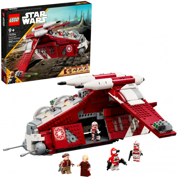 LEGO - Star Wars: The Clone Wars Cañonera de la Guardia de Coruscant 75354
