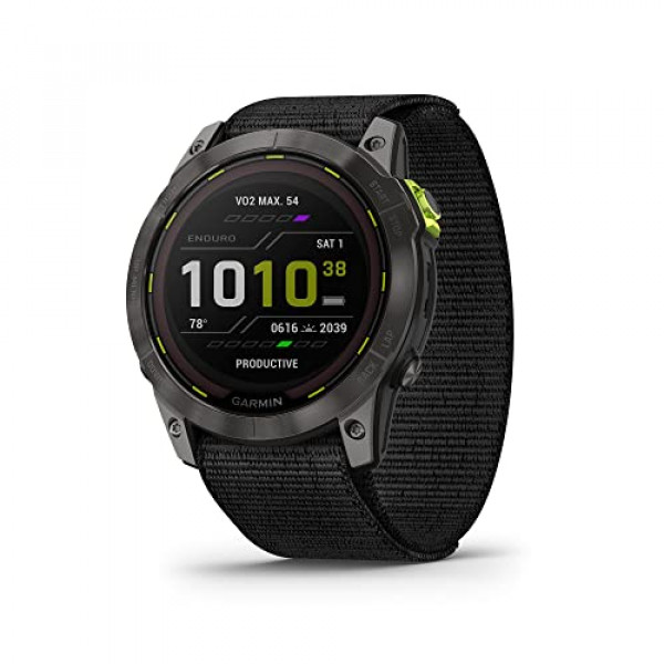 Garmin Enduro™ 2: reloj de alto rendimiento, batería de GPS de larga duración, carga solar, mapas precargados