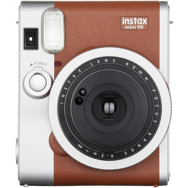 Cámara de película instantánea Fujifilm Instax Mini 90 (marrón)