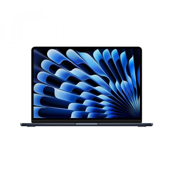 Computadora portátil Apple MacBook Air 2024 de 13 pulgadas con chip M3: pantalla Liquid Retina de 13,6 pulgadas, memoria unificada de 8 GB, almacenamiento SSD de 256 GB, teclado retroiluminado, cámara FaceTime HD de 1080p, Touch ID; Medianoche