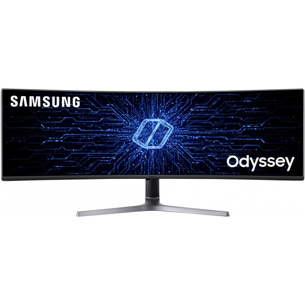 Samsung - Odyssey CRG9 Monitor para juegos curvo QHD dual FreeSync y G-Sync de 49 (DisplayPort, HDMI, USB) - Negro