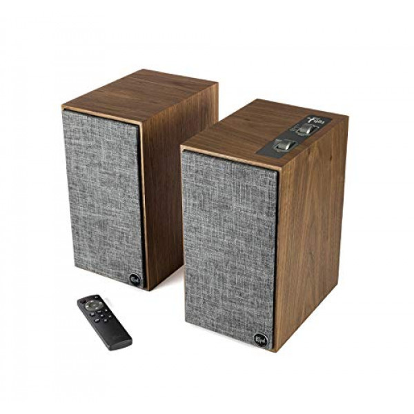 Klipsch The Fives Sistema de altavoces autoamplificados con HDMI-ARC - Nogal (renovado)