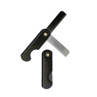 Hoja de afeitar de cerámica plegable aprobada por Acme, cuchillo no metálico, cuchillo de escape Micro EDC, herramienta de supervivencia, 2 unidades
