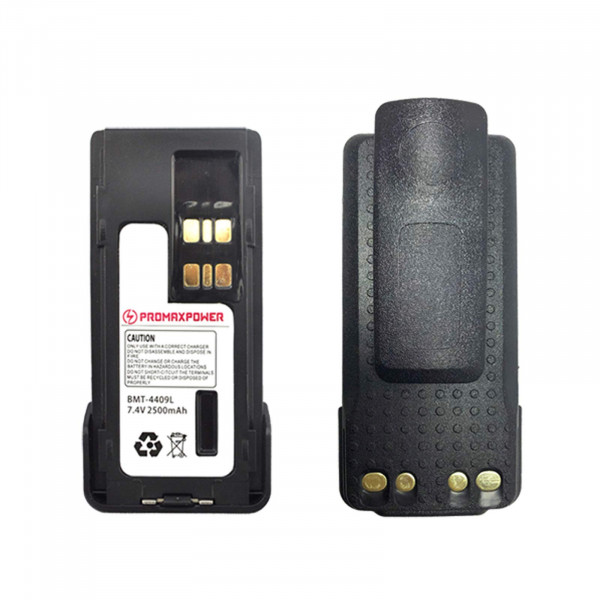 PROMAXPOWER Batería Li-Po de 2500 mAh para radios bidireccionales PMNN4409 PMNN4409AR Motorola XPR3300, XPR7550e, APX900, APX4000, DP4801 (paquete de 1)