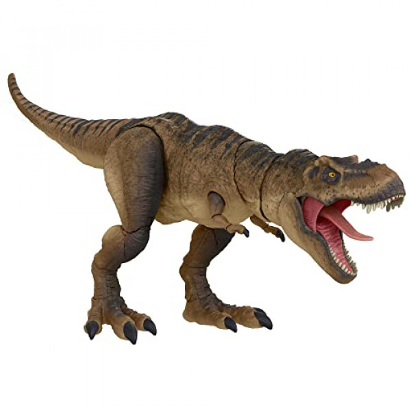 Mattel Jurassic World Mattel Jurassic Park Hammond Collection T Rex, Tyrannosaurus Rex Collector Figura de dinosaurio de 24 pulgadas, articulación de lujo