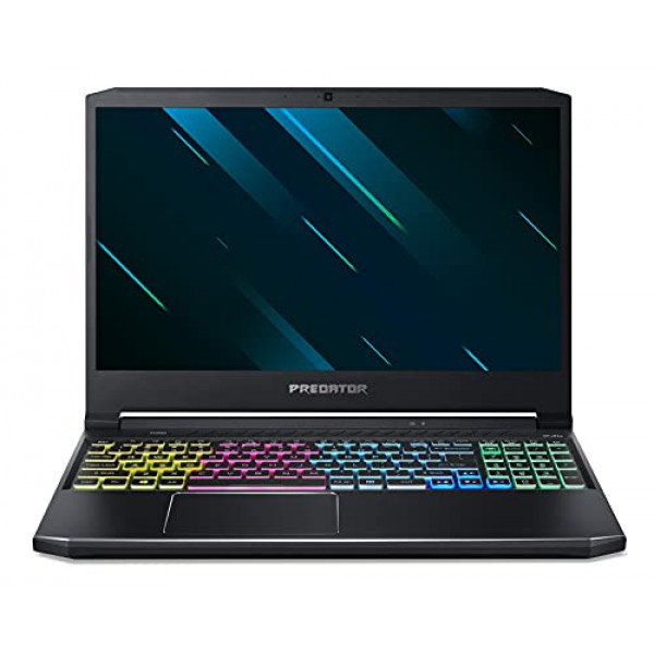 Laptop para juegos Acer Predator Helios 300, Intel i7-10750H, NVIDIA GeForce RTX 2060 6GB, pantalla IPS Full HD de 15.6 144Hz 3ms, DDR4 de doble canal de 16GB, SSD NVMe de 512GB, Wi-Fi 6, teclado RGB, PH315-53-72XD