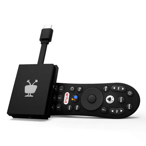 TiVo Stream 4K – Todas las aplicaciones de streaming y TV en vivo en una pantalla – 4K UHD, Dolby Vision HDR y Dolby Atmos Sound – Desarrollado por Android TV – Smart TV enchufable, talla única